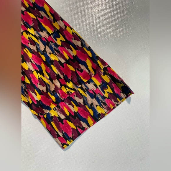 NEW Size PXL Petite Investments 3/4 Sleeve Popover Blouse Polyester Red $59 - Picture 2 of 10